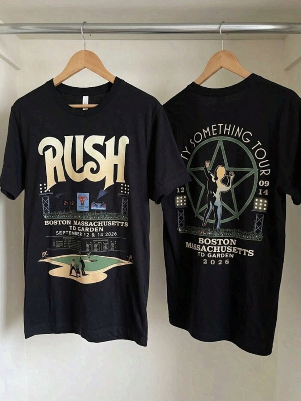 Rush Boston MA TD Garden September 2026 T-Shirt Reprint